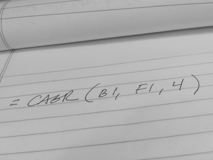 Handwritten CAGR Formula